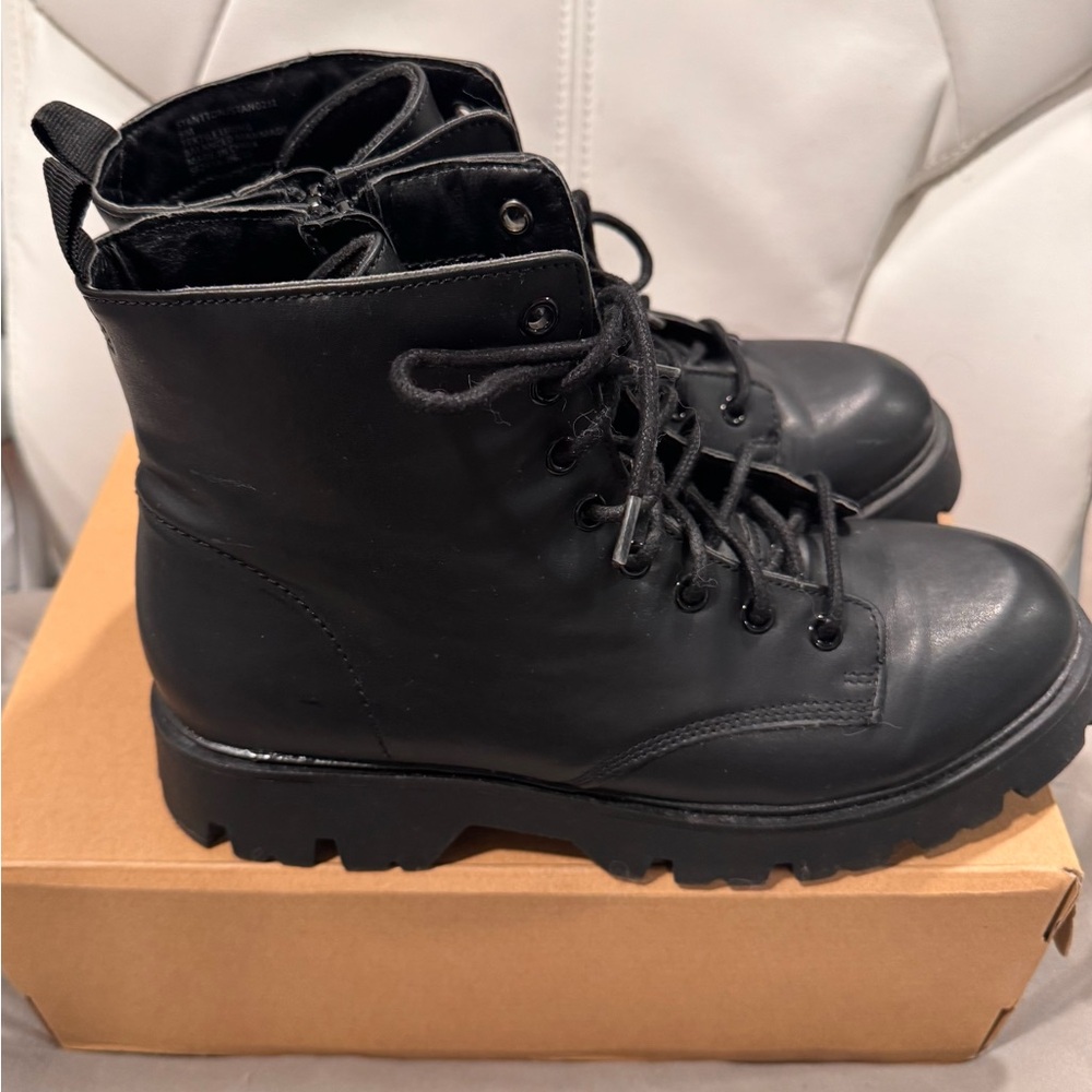 Madden Girl Black Ankle Boots